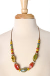 Ceramic Bead Adjustable Lulu Necklace