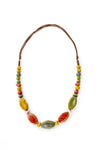 Ceramic Bead Adjustable Lulu Necklace