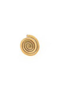 Kenyan Brass Winding Path Ring - Adjustable