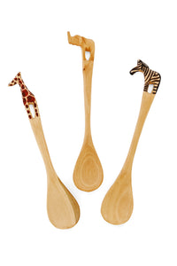 Set of Three Jacaranda Safari Animal Spoons