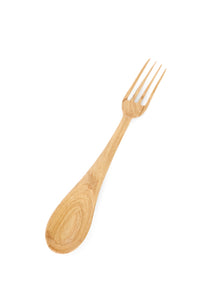 Wild Olive Wood Dualie Forked Spoon