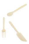 Natural Bone Spiral Serving Utensils