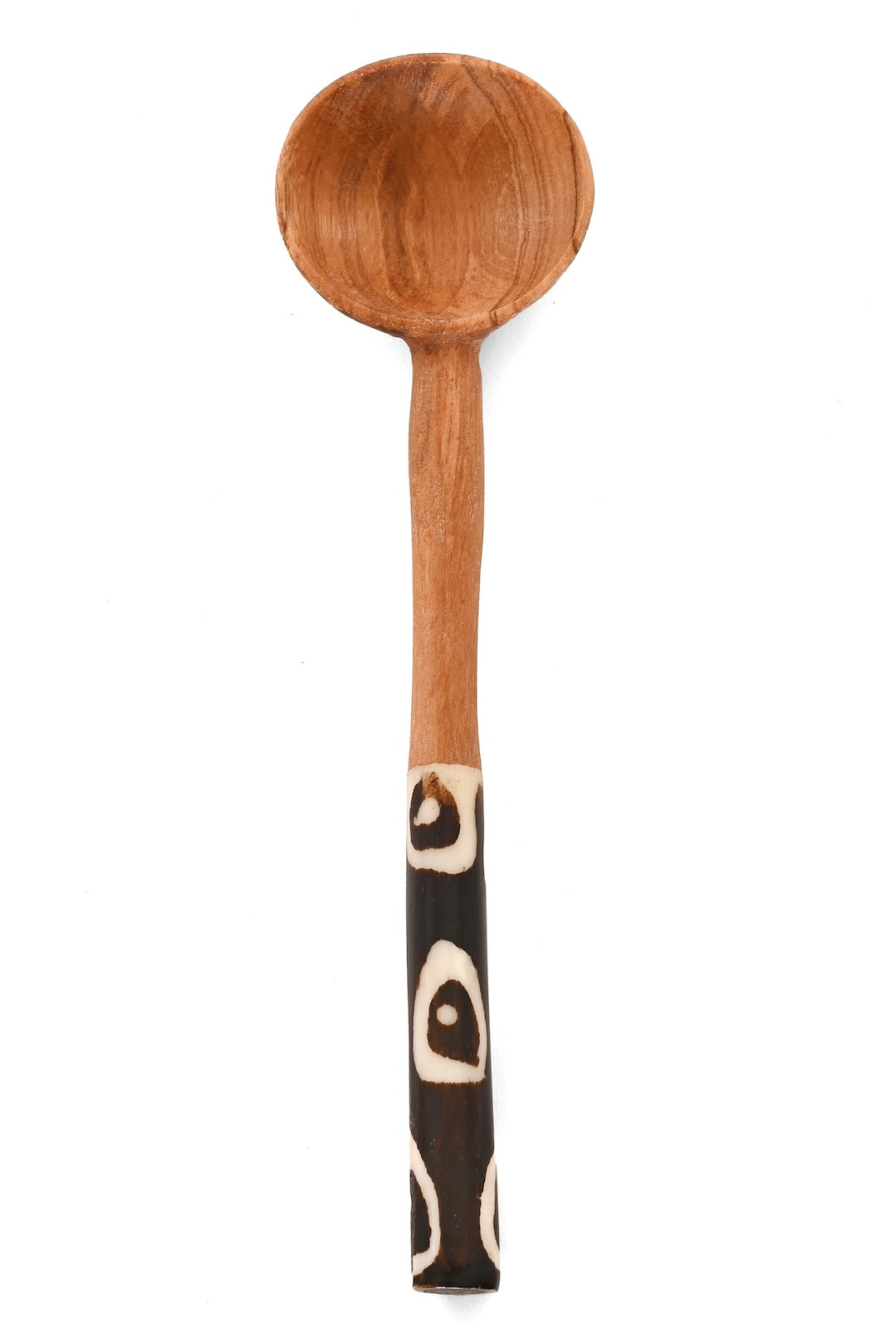 Hand Carved African Olive Wood Coffee Spoon