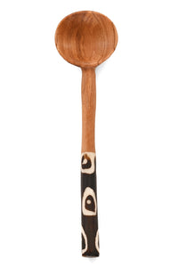 Hand Carved African Olive Wood Coffee Spoon