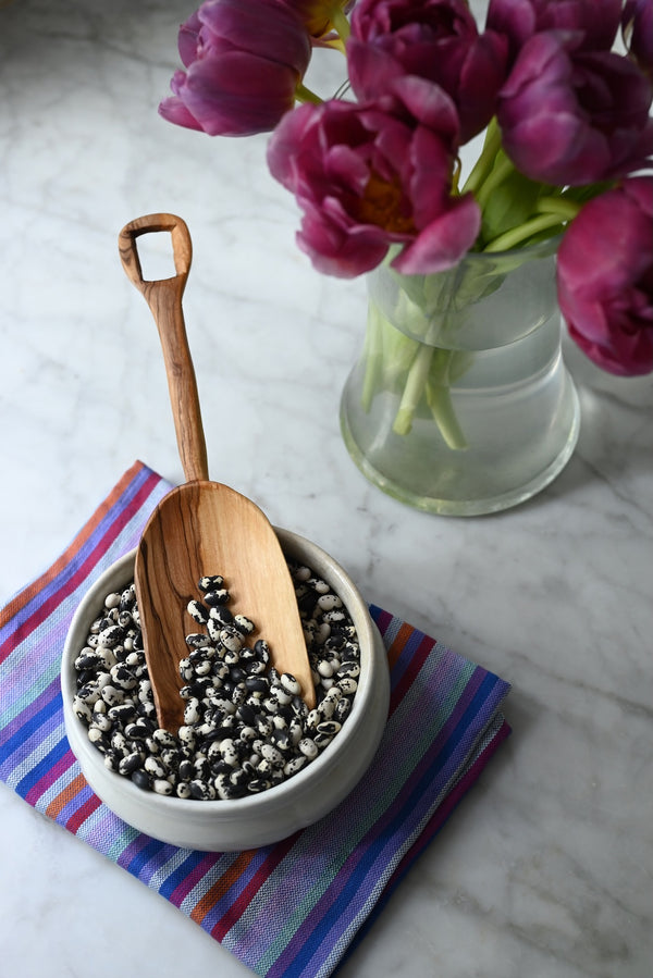 Medium Wild Olive Wood Bin Shovel