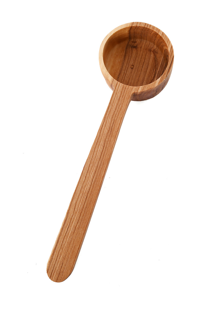 Olive Wood Flat Bottom Scoop