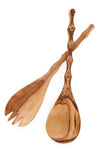 Wild Olive Wood Salad Servers – Bamboo Design