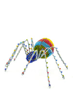 Rainbow Beaded Spider Sculpture