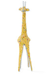Kenyan Sunshine Yellow Beaded Giraffe Sculpture