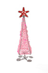 Pink Beaded Christmas Tree
