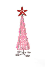 Pink Beaded Christmas Tree