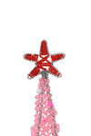 Pink Beaded Christmas Tree
