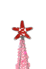 Pink Beaded Christmas Tree