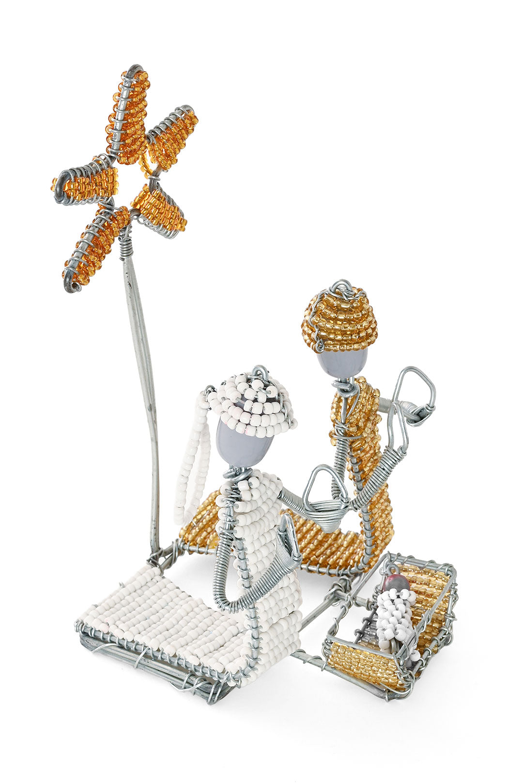 Holy Family Beaded Nativity from Kenya