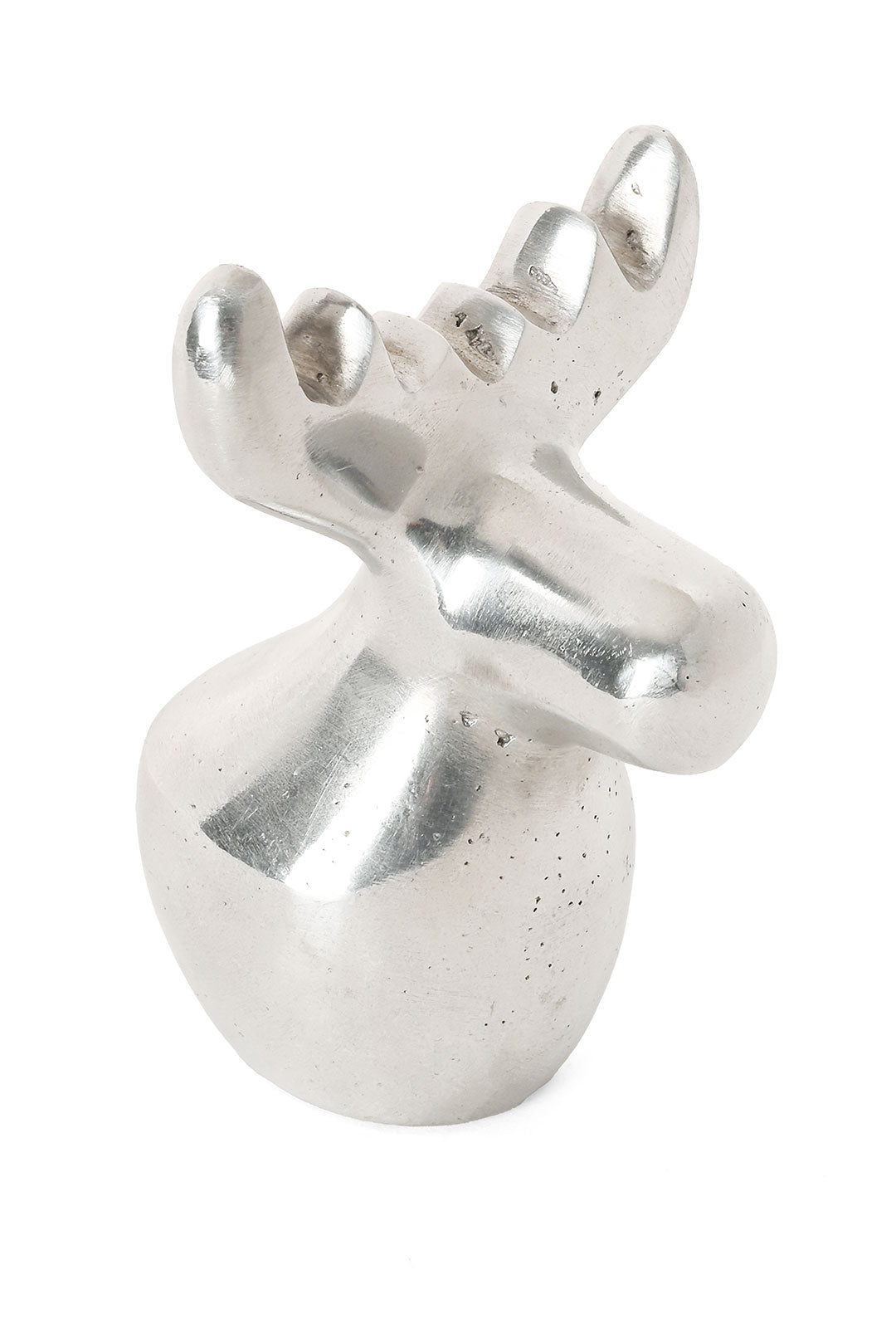 Recycled Metal Reindeer Sculpture
