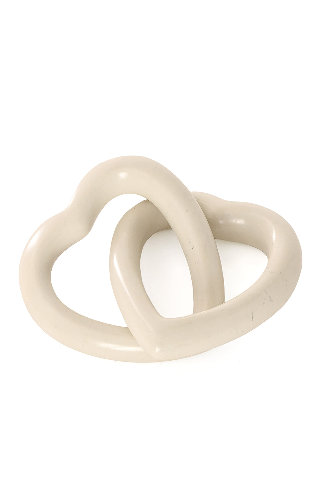 All Natural Soapstone Unified Hearts Sculpture  - Valentine's Day Gifts