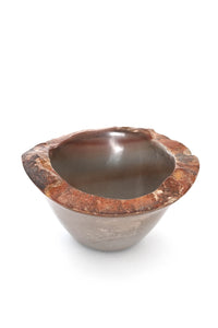 Kenyan Rustic Soapstone Oval Bowl