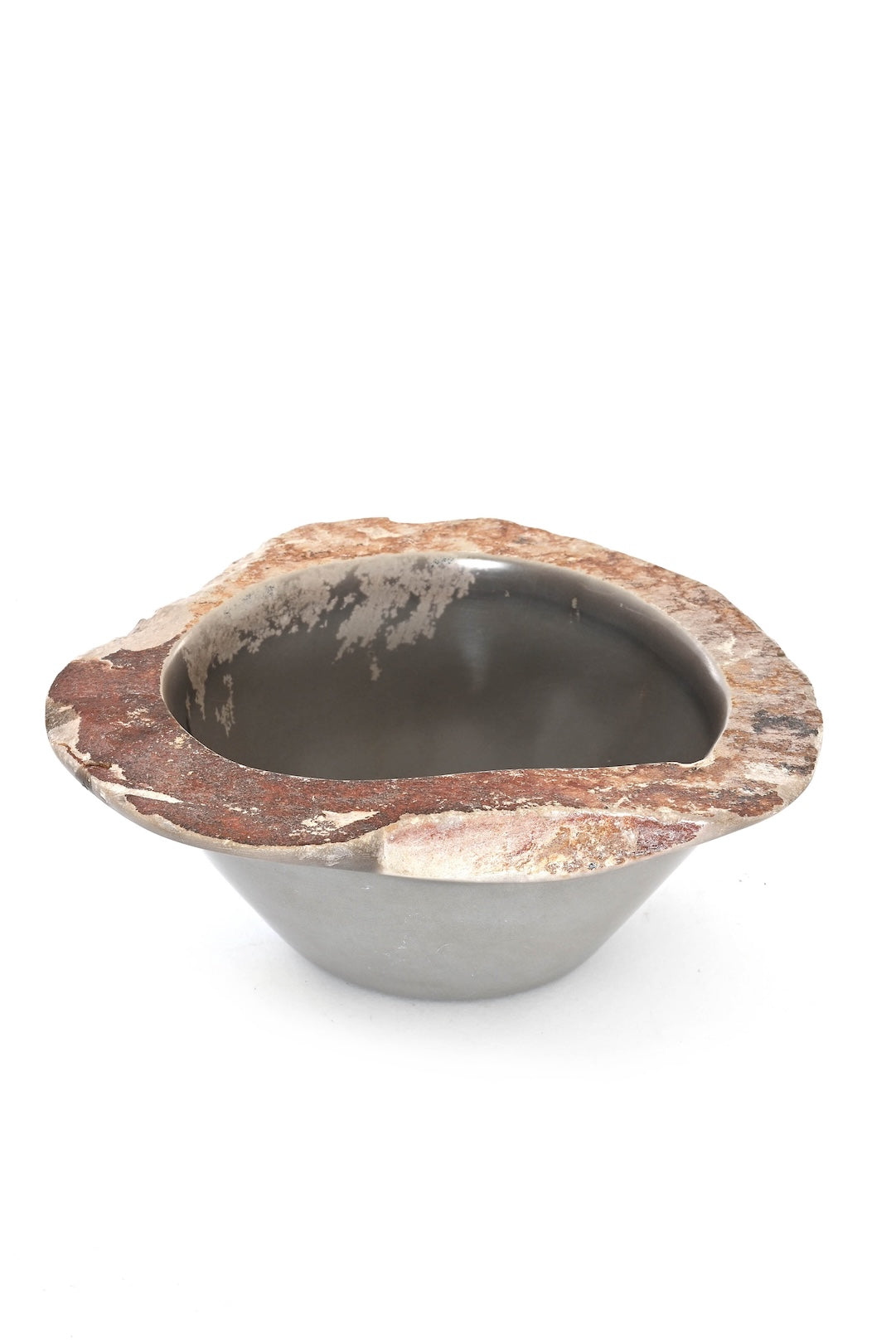 Kenyan Rustic Soapstone Oval Bowl