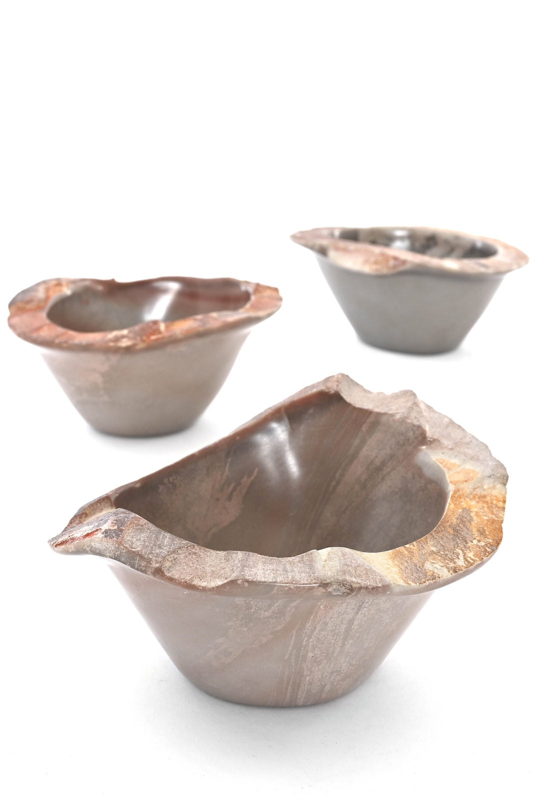 Kenyan Rustic Soapstone Oval Bowl
