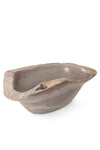 Kenyan Rustic Soapstone Oval Bowl