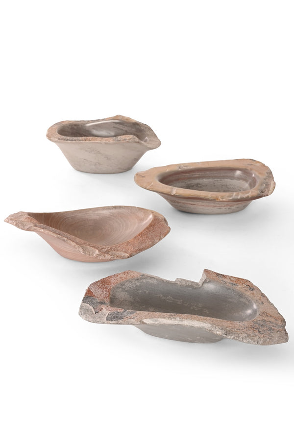 Kenyan Rustic Soapstone Oval Bowl