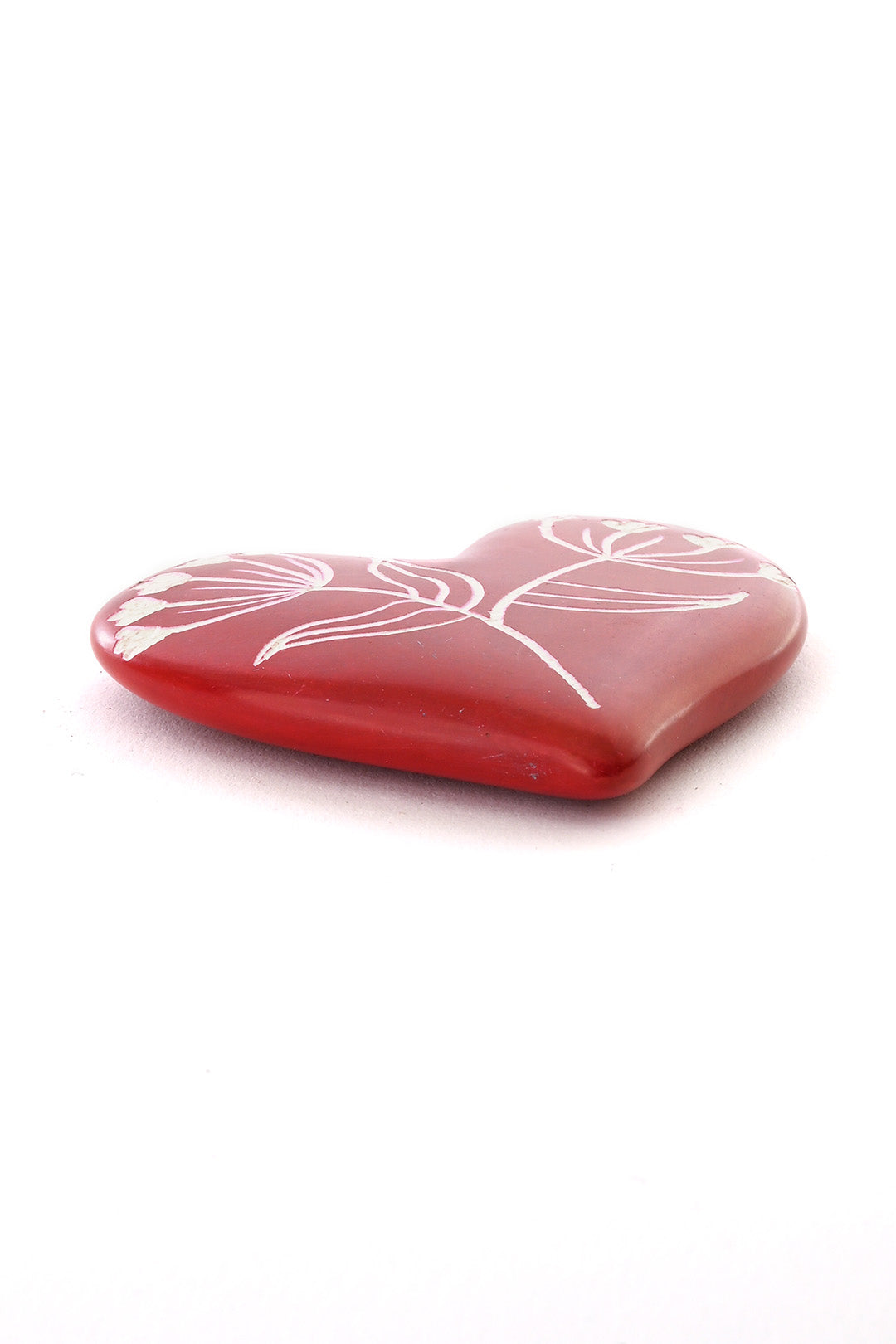 Ammi Flower Soapstone Heart Keepsake - Valentine's Day Gifts