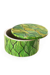 Hand-painted Botanical Soapstone Desktop Box