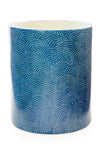 Blue Deco Dot Soapstone Canister