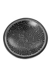 Black Deco Dot Soapstone Round Dish