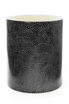 Black Deco Dot Soapstone Canister