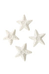 Set of Four All Natural Textured Soapstone Sea Stars