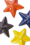 Set of Four Colorful Soapstone Sea Stars
