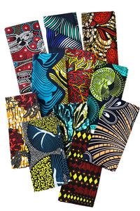 Set of 4 Assorted Colorful Kitenge Dinner Napkins