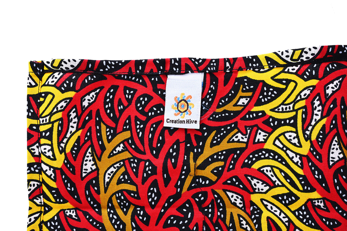 Set of 4 Assorted Colorful Kitenge Dinner Napkins