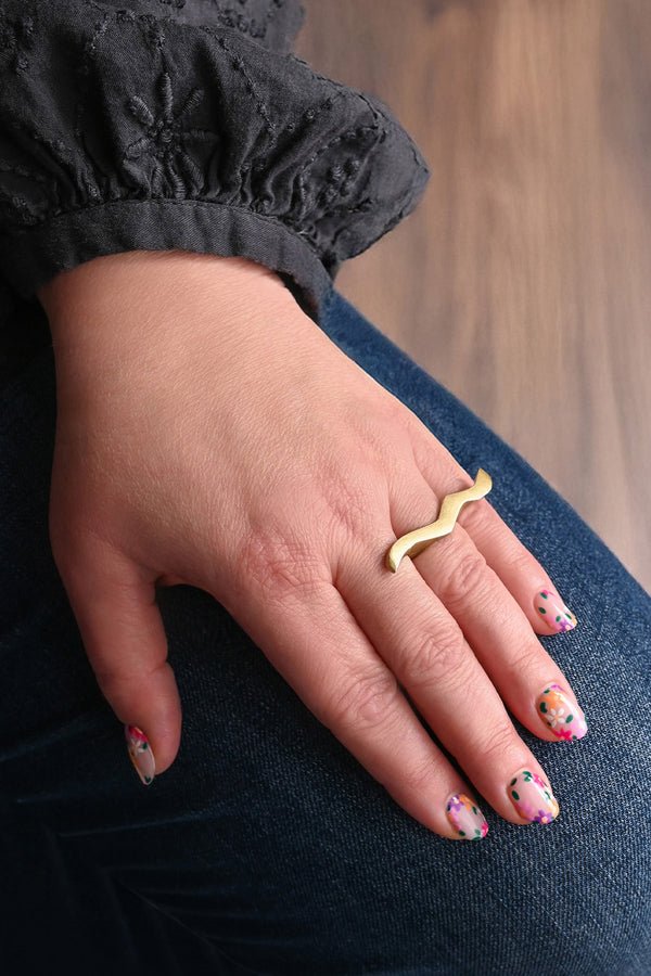 Kenyan Brass Wander Ring