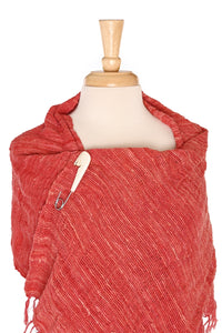 Natural Bone Scarf Pin