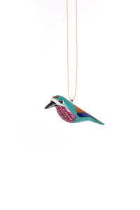 Jacaranda Lilac-Breasted Roller Ornament