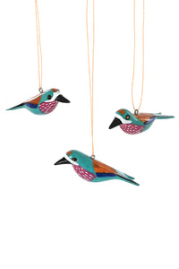 Jacaranda Lilac-Breasted Roller Ornament