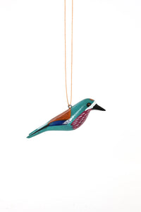Jacaranda Lilac-Breasted Roller Ornament