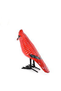 Jacaranda Wood Cardinal Sculpture