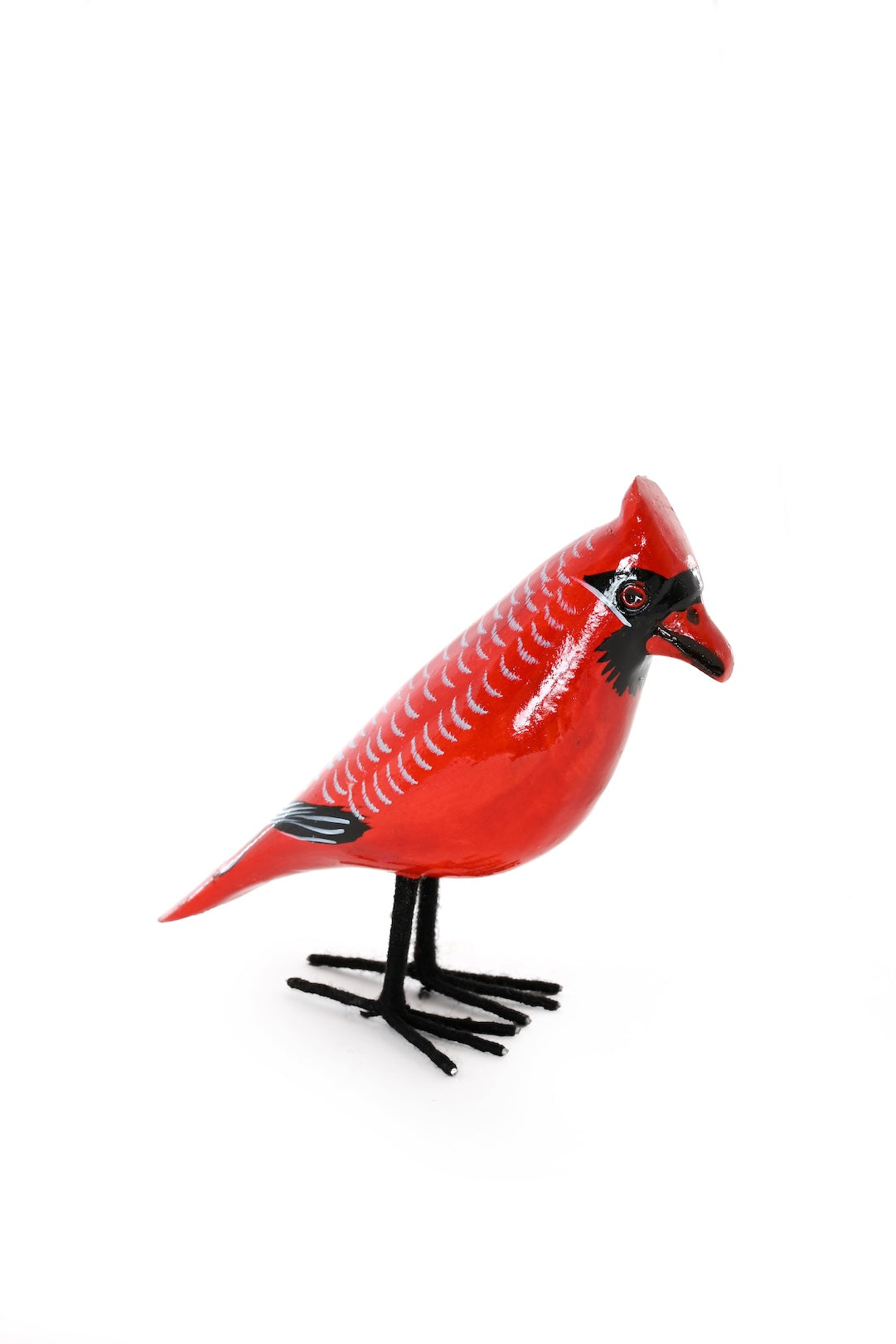 Jacaranda Wood Cardinal Sculpture