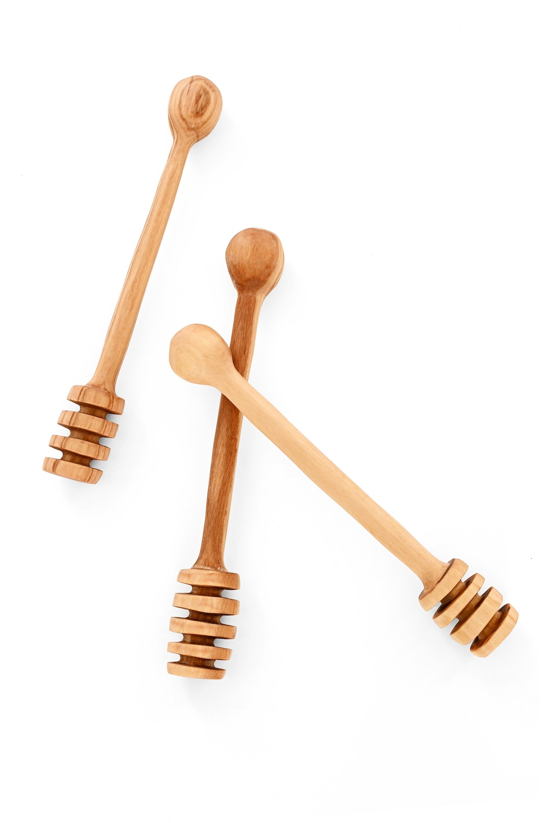Wild Olive Wood Honey Dipper