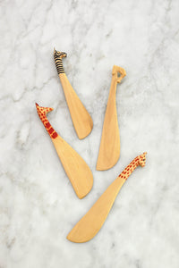 Set of Four Jacaranda Safari Animal Spreaders