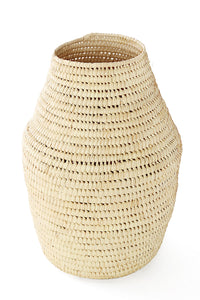 All Natural Turkana Doum Palm Vase Basket