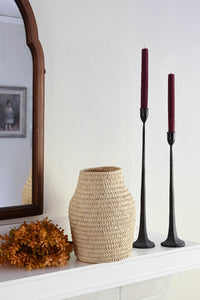 All Natural Turkana Doum Palm Vase Basket