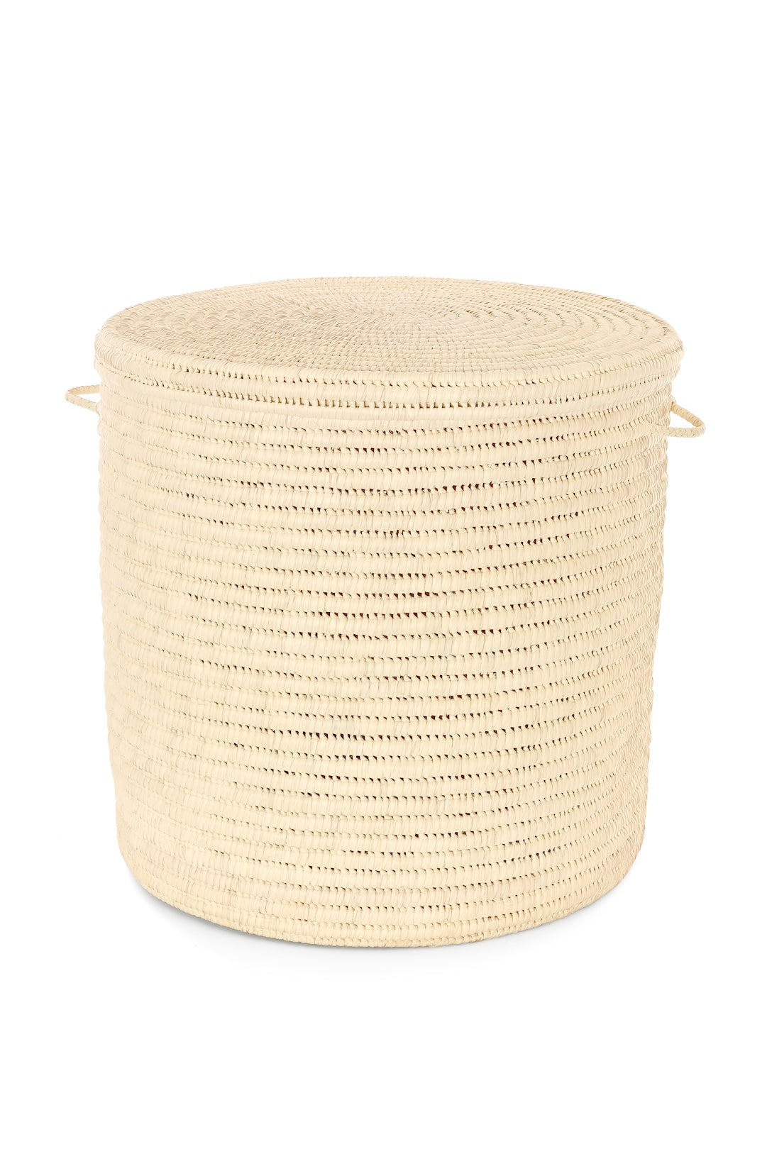 All-Natural Turkana Lidded Palm Hamper