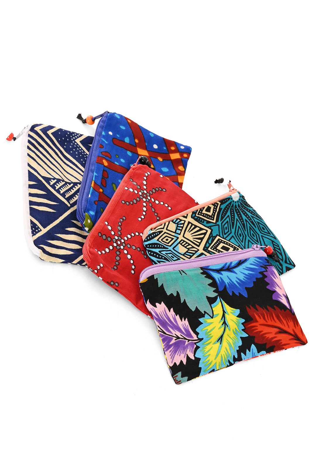 Mini Cotton Pocket Pouches - Sold Singly in Assorted Colors
