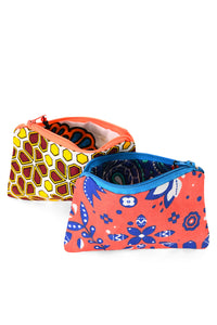 Mini Cotton Pocket Pouches - Sold Singly in Assorted Colors