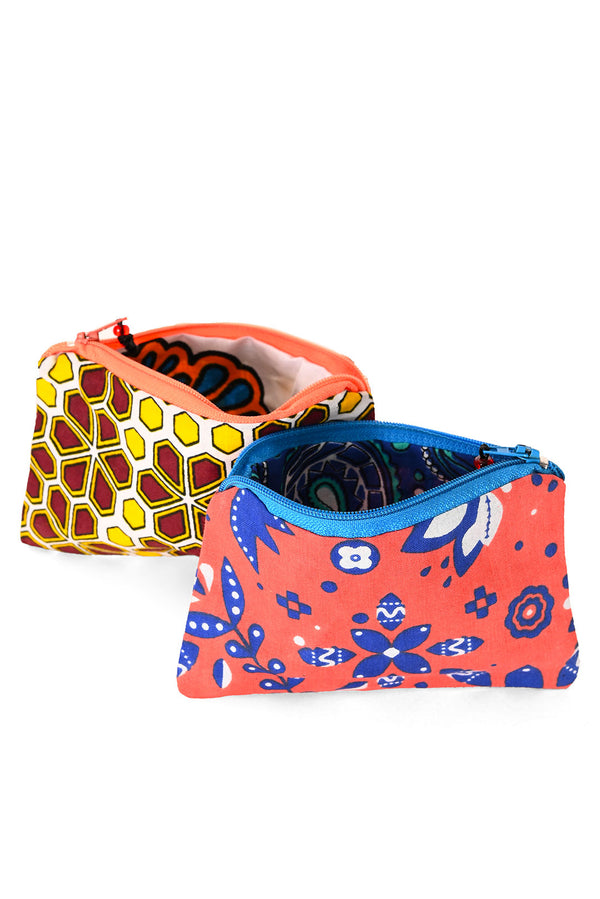 Mini Cotton Pocket Pouches - Sold Singly in Assorted Colors