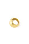 Kenyan Hammered Brass <i>Prosperity</i> Ring